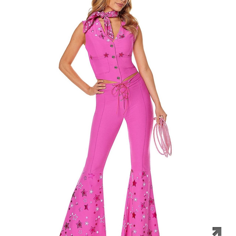 Barbie The Movie Western Barbie Costume Spirit Halloween Adult Size Extra Large